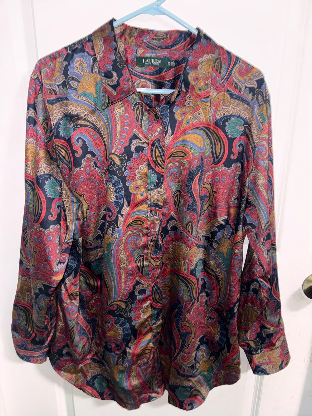 Ralph Lauren Multicolor Paisley Button-Down Shirt